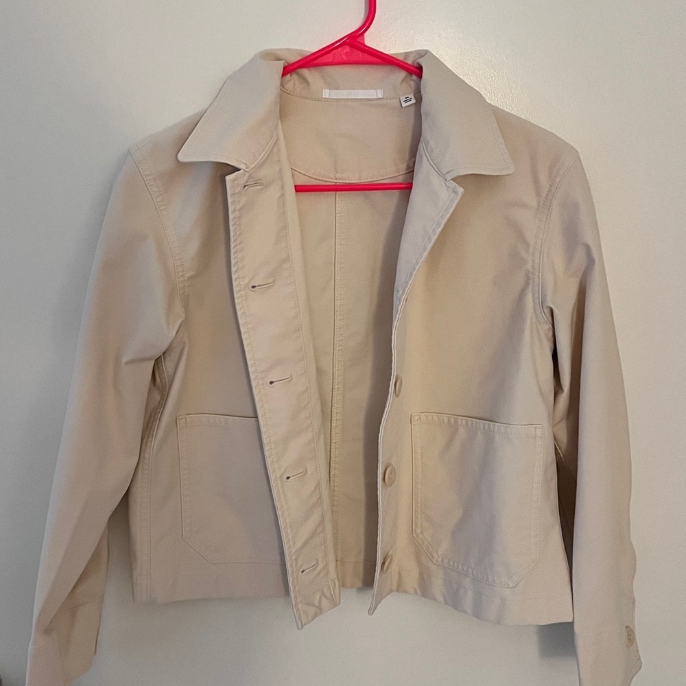 Uniqlo Denim Jacket (Cream)